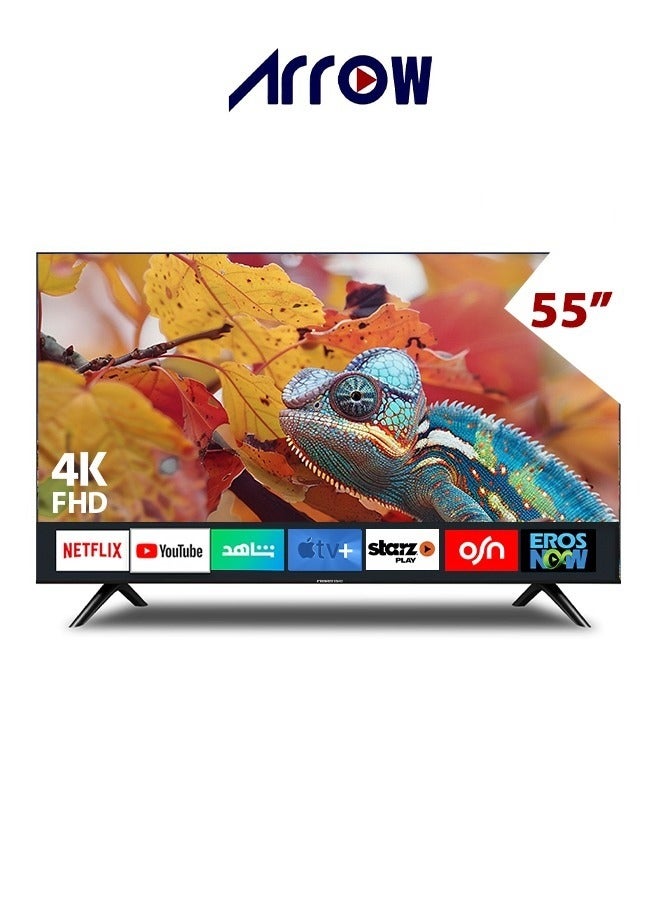 ارو شاشة سمارت - 55 بوصة - 4K FHD - نظام ويب اوس - RO-55LPW - Image 1